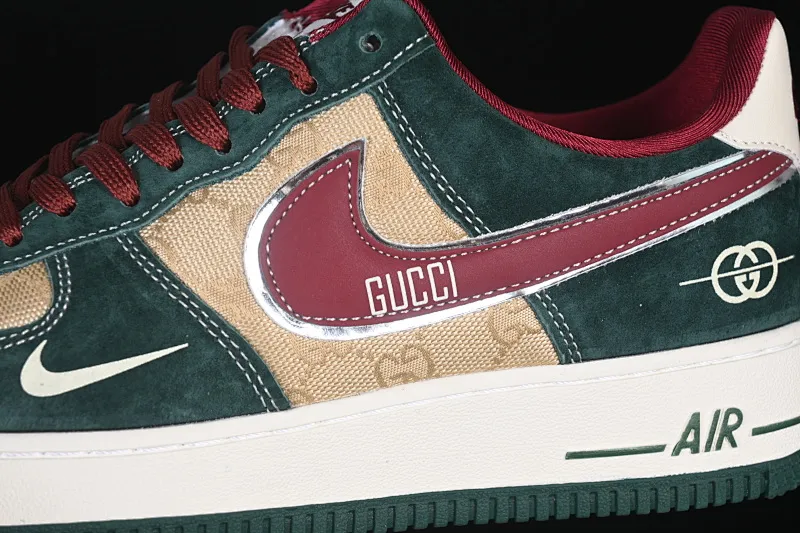 All categories Nk Air Force 1 Air Force series Nk Air Force 1 Low Air Force low top Nike Air Force 1'07 Low Gucci joint Khaki cinnabar hook Air Force 1 low top casual sneakers SY1388-007